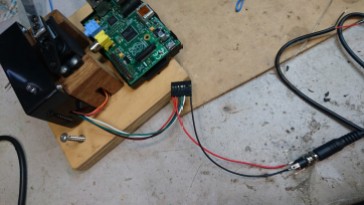 Added two additional wires to go to the barrel connector to power the RasPi